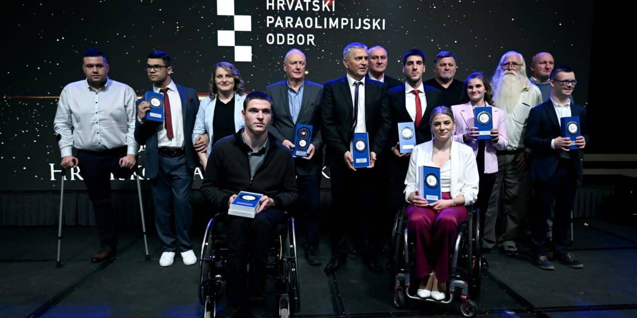 Zagreb: Proglašenje najuspješnijeg sportaša Hrvatskog paraolimpijskog odbora za 2022.