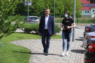 Varaždin: Anđelko Stričak, kandidat za župana, glasovao na lokalnim izborima
