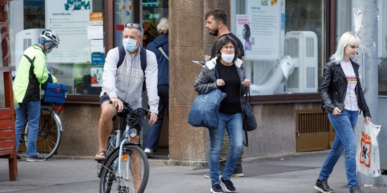 Na koronakarti europskih zemalja Hrvatska je u crvenom, a Zagreb u tamnocrvenom