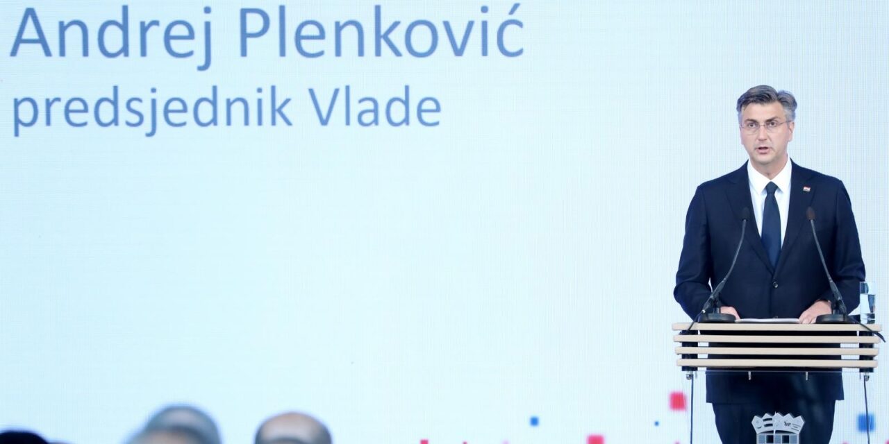 Zagreb: Plenković predstavio prioritete hrvatskog predsjedanja Vijećem EU