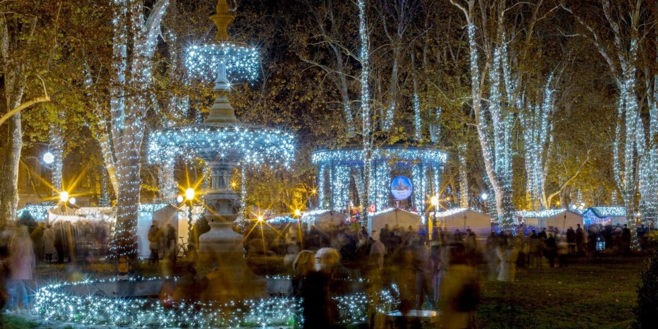 Zagreb: Paljenjem lampica na Zrinjevcu svečano otvoren Advent 2019.
