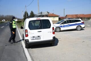 Virovitica: Policija na ulazu i izlazu grada provjerava valjane propusnice