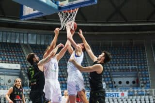 Košarkaši Zadra odigrali utakmicu protiv Škrljeva u 28. kolu HT Premijer lige