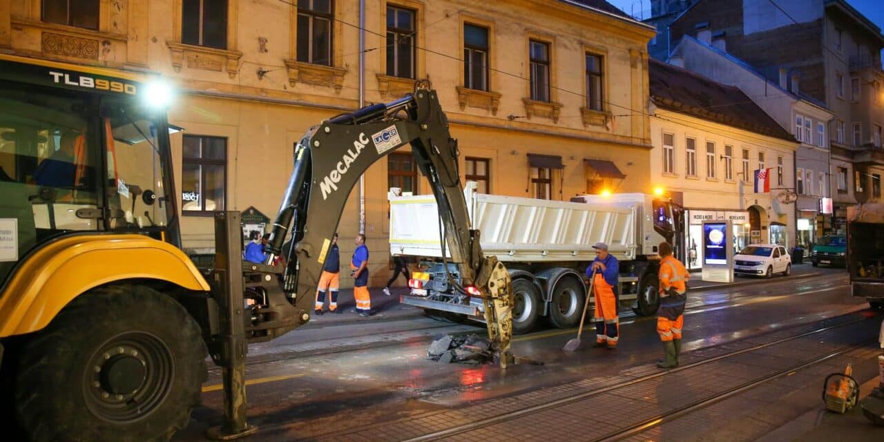 Zagreb: Stanovnici centra bez vode zbog puknuća cijevi u Frankopanskoj ulici