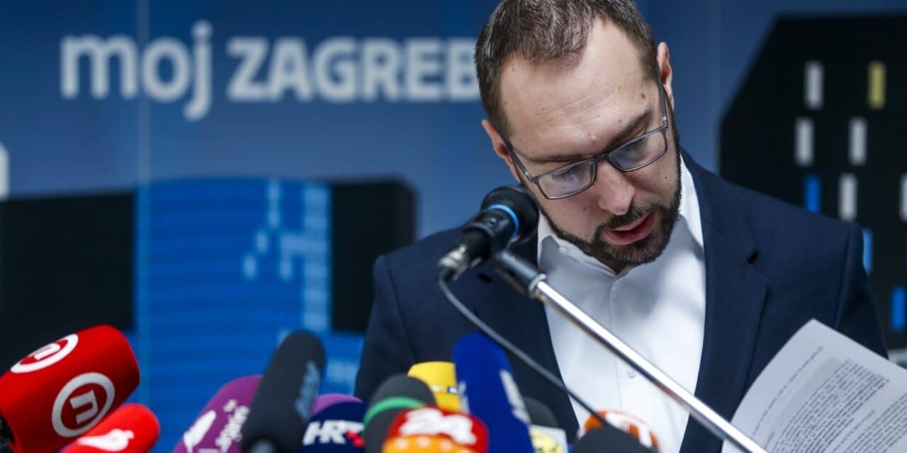 Gradonačelnik Zagreba Tomislav Tomašević održao konferenciju za medije