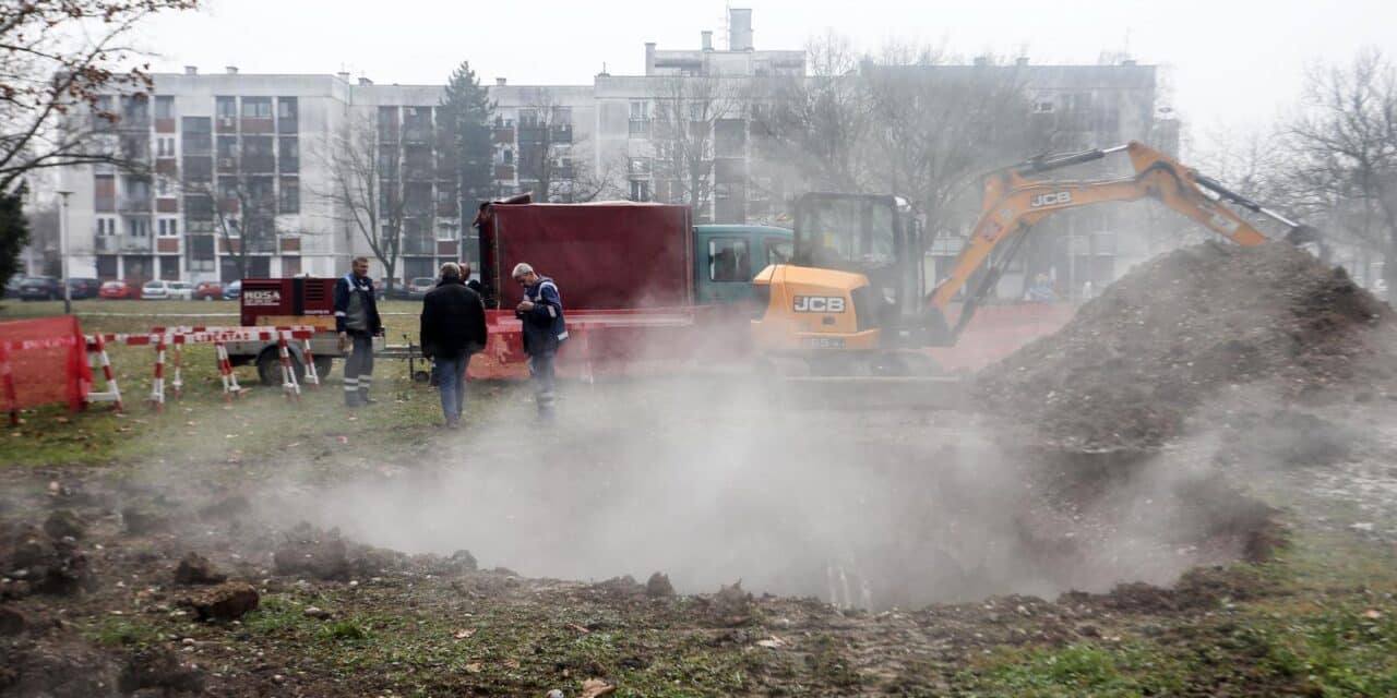 Zagreb: Zbog puknuća cijevi stanovnici Prečkog bez grijanja i tople vode