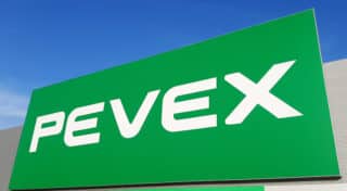 Pevex logo