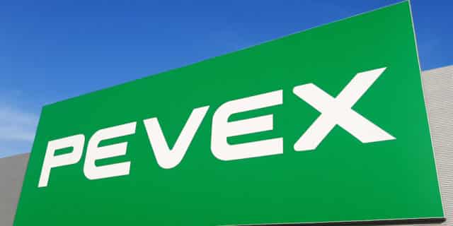Pevex logo