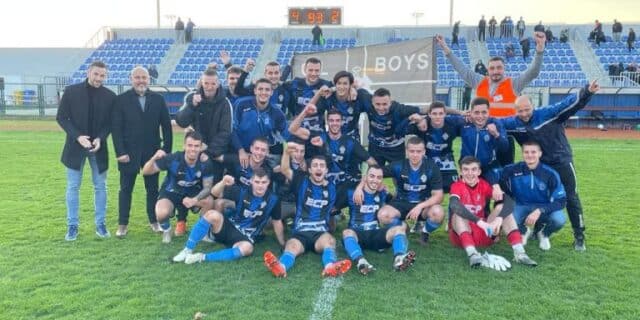 Slavlje nakon pobjede u posljednjem kolu
