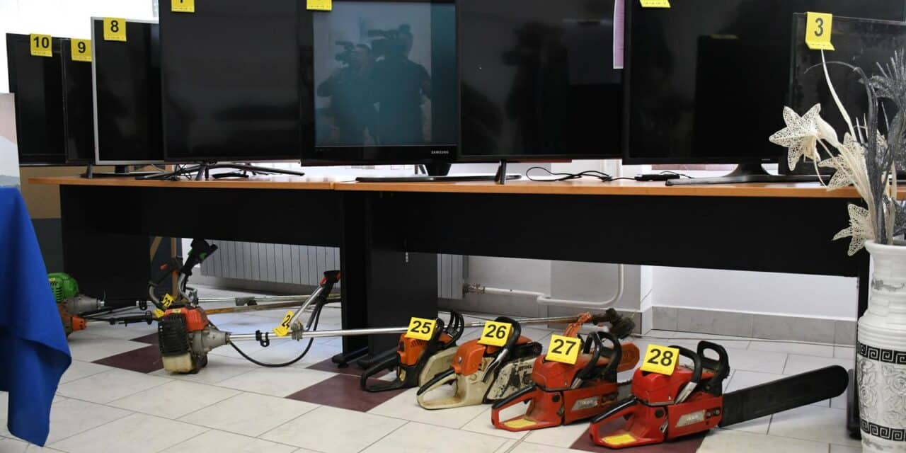 Bjelovar: Konferencija za medije povodom dovršenog kriminalističkog istraživanja 44 kaznenih djela teških krađa