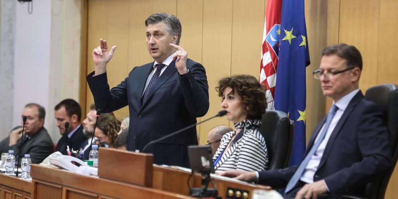 hrvatski sabor andrej plenković