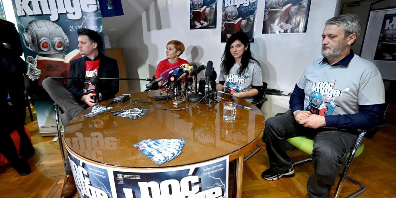 Zagreb: Konferencija za medije povodom Noći knjige