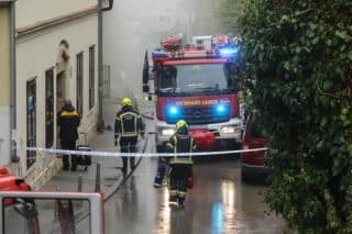 Zagreb: U Radićevoj ulici izbio požar