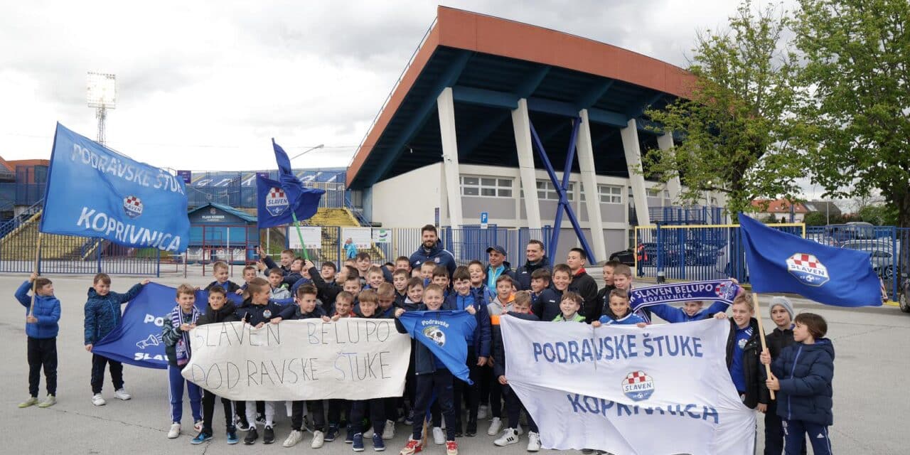 Zagreb: Podravske �tuke stigle ispred stadiona Maksimir, do?ekao ih Bruno Petkovi?