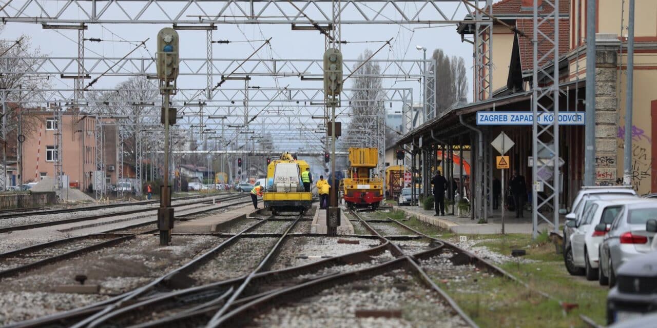 zapadni kolodvor radovi pruga