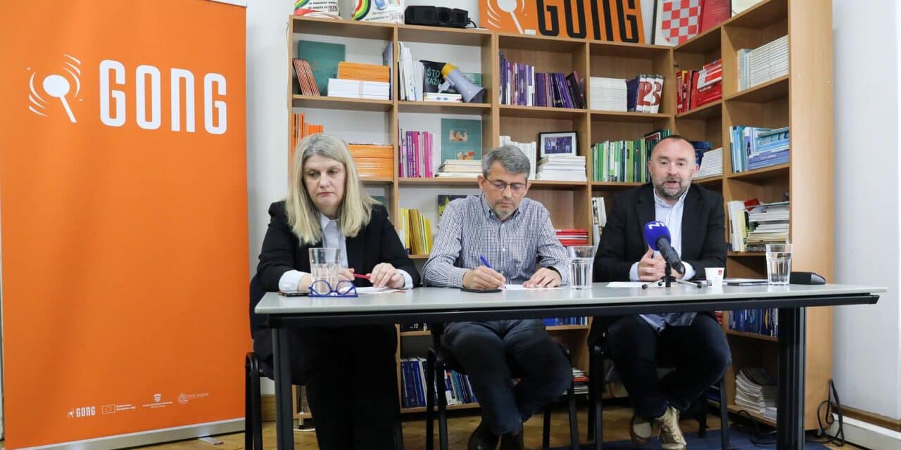 Zagreb: Konferencija za medije Gonga o transparentnosti izrade Zakona o izbornim jedinicama