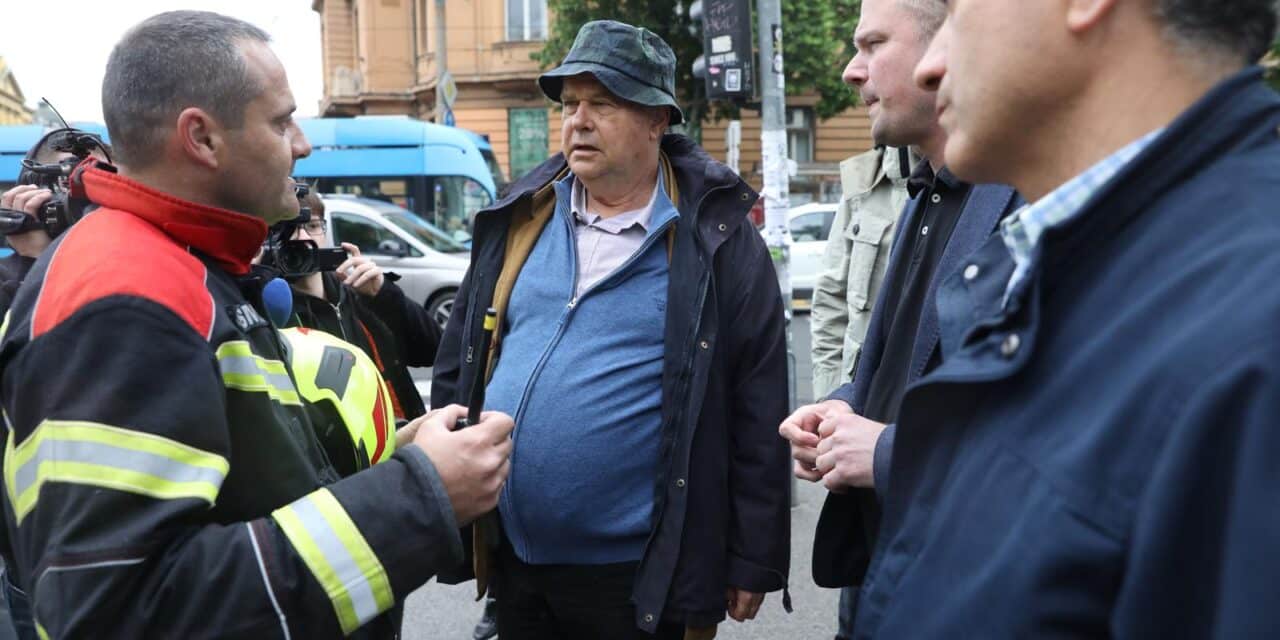 Zagreb: Ravnatelj MUO na mjestu nesreće gdje se urušio dio zgrade