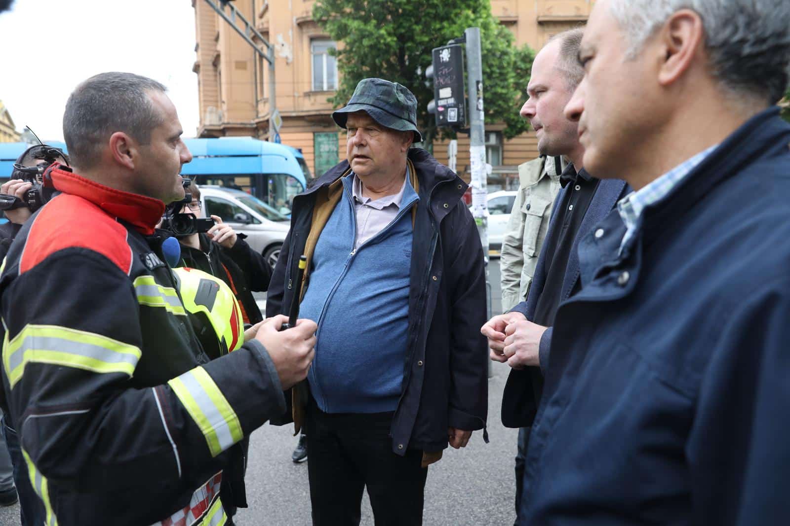 Zagreb: Ravnatelj MUO na mjestu nesreće gdje se urušio dio zgrade