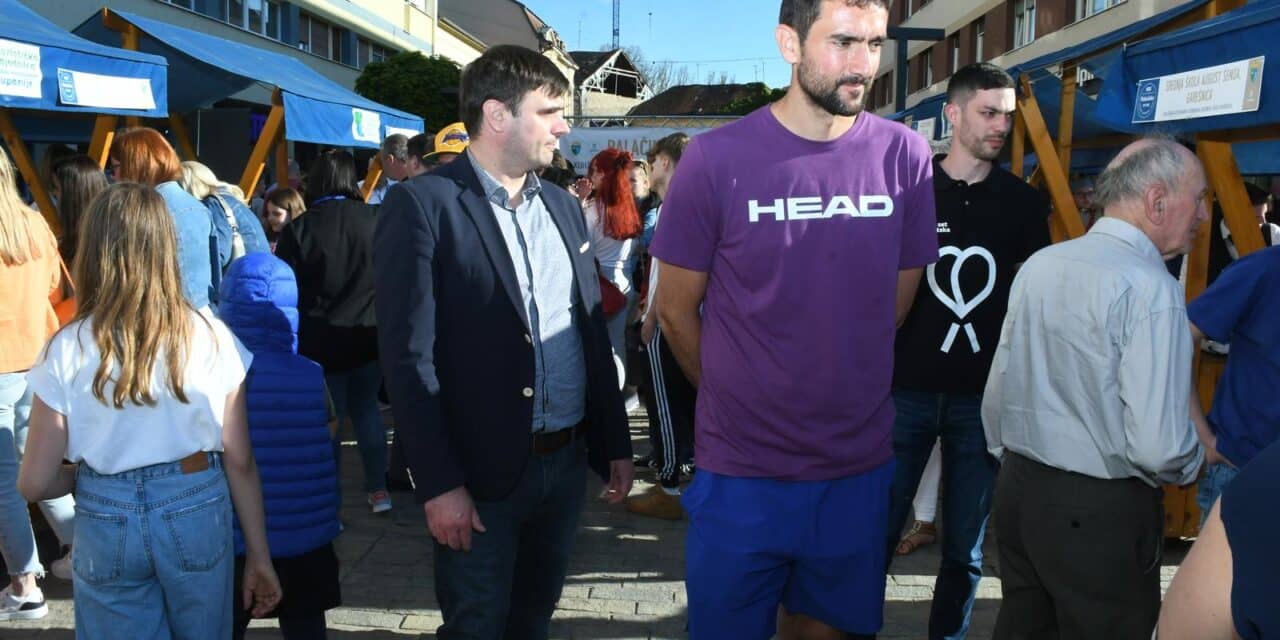 Sisak: Marin Čilić posjetio 4. Palačinka kup
