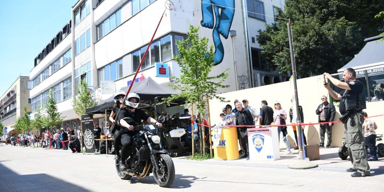 Bjelovar: Glumci se okušali u atraktivnoj BOK moto alci