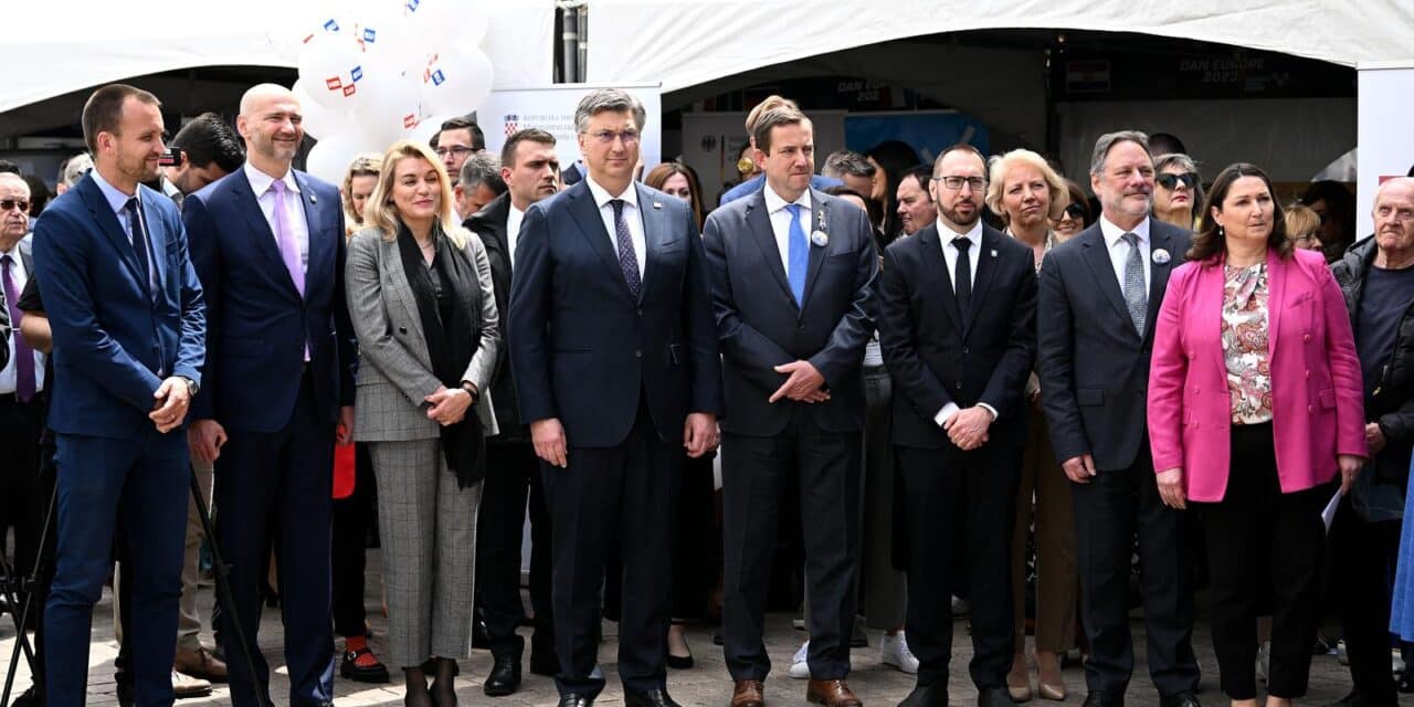 Zagreb: Na Europskom trgu obilježen Dan Europe