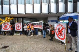 Zagreb: Prosvjed Građanske inicijative – Stop spalionici na Rebru uz podršku Zelene akcije