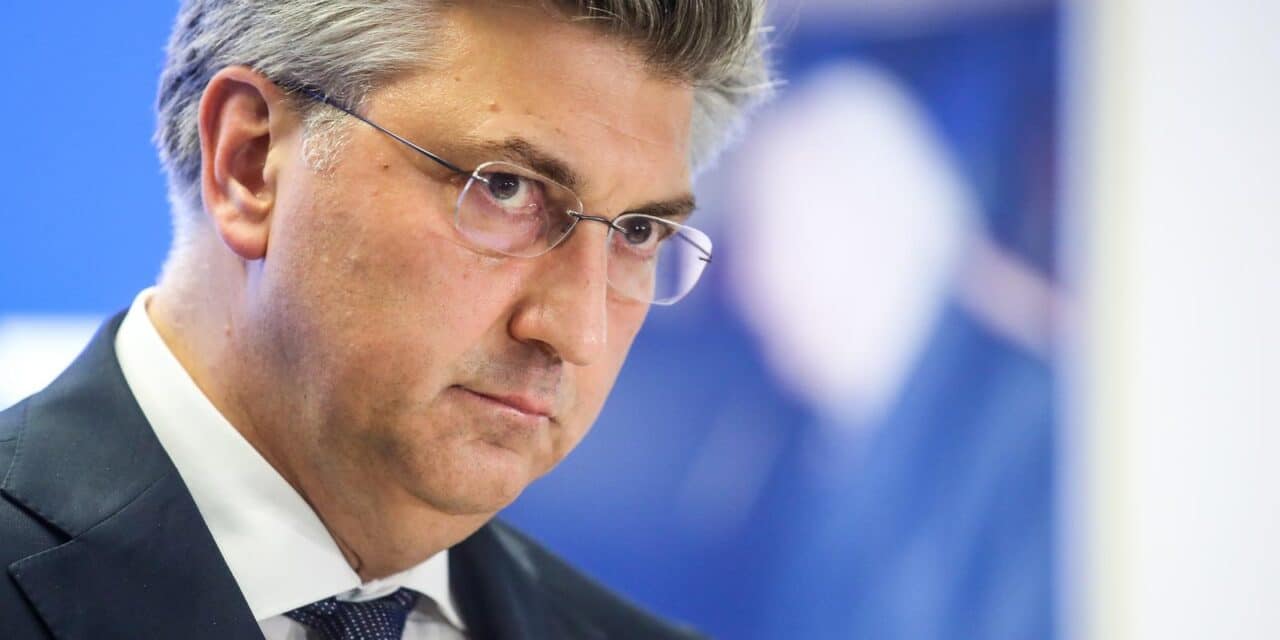 Zagreb: Andrej Plenković dao je izjavu medijima nakon sjednice Predsjedništva HDZ-a