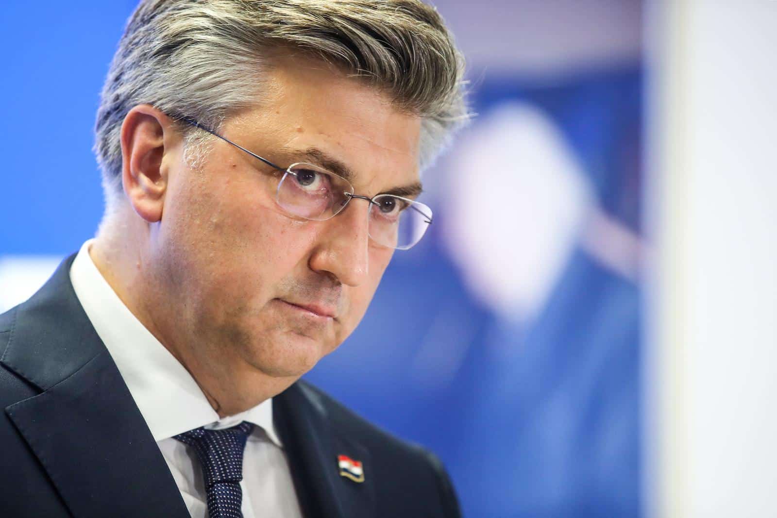 Zagreb: Andrej Plenković dao je izjavu medijima nakon sjednice Predsjedništva HDZ-a