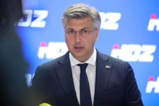 Zagreb: Plenković dao izjavu za medije nakon sjednice Predsjedništva HDZ-a