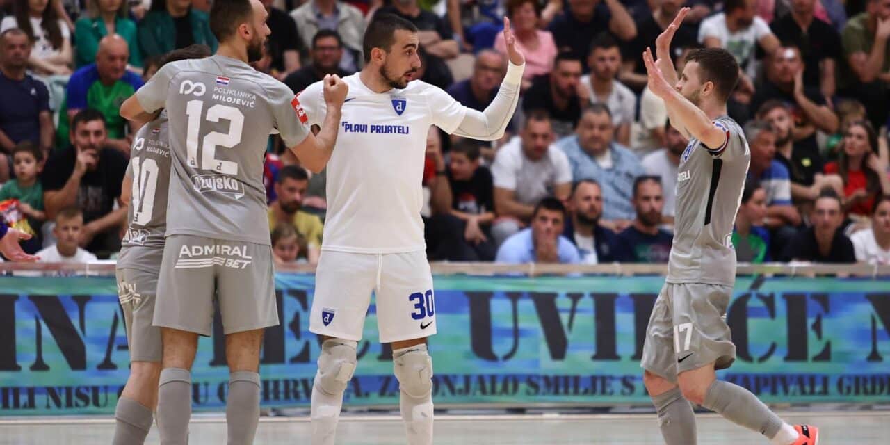 Omiš: Druga utakmica finalne serije 1.HMNL između Olmissuma i Futsal Dinama