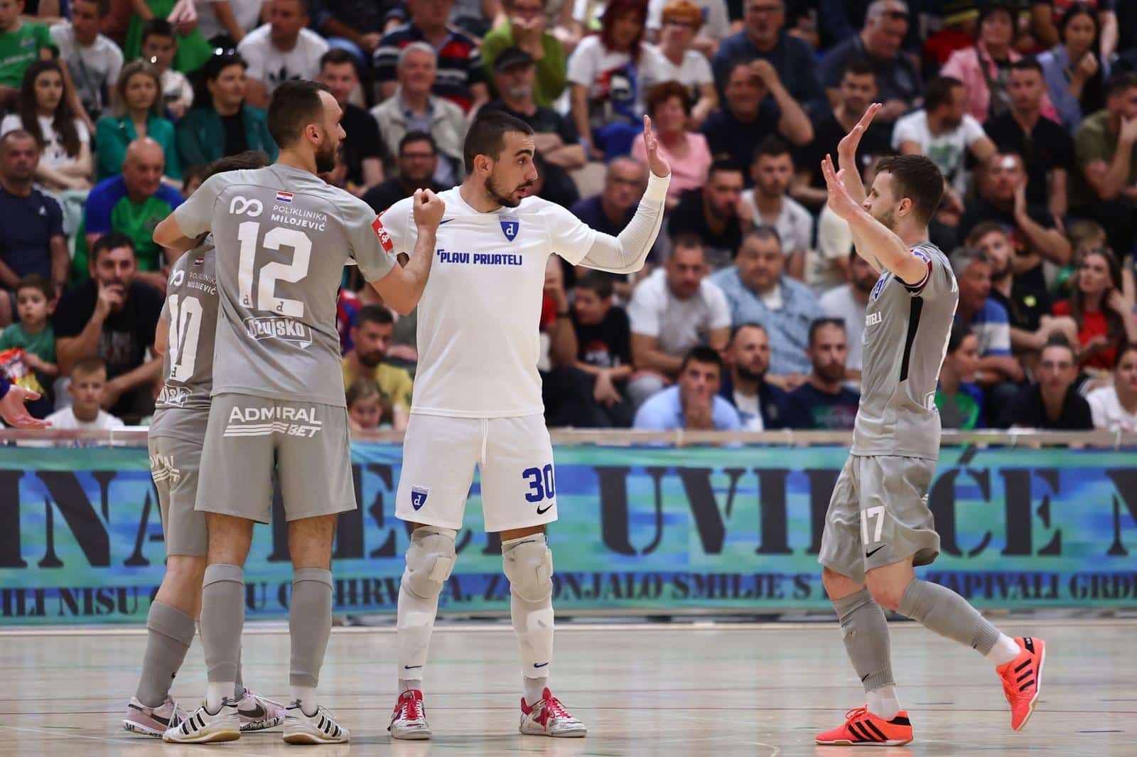 Omiš: Druga utakmica finalne serije 1.HMNL između Olmissuma i Futsal Dinama