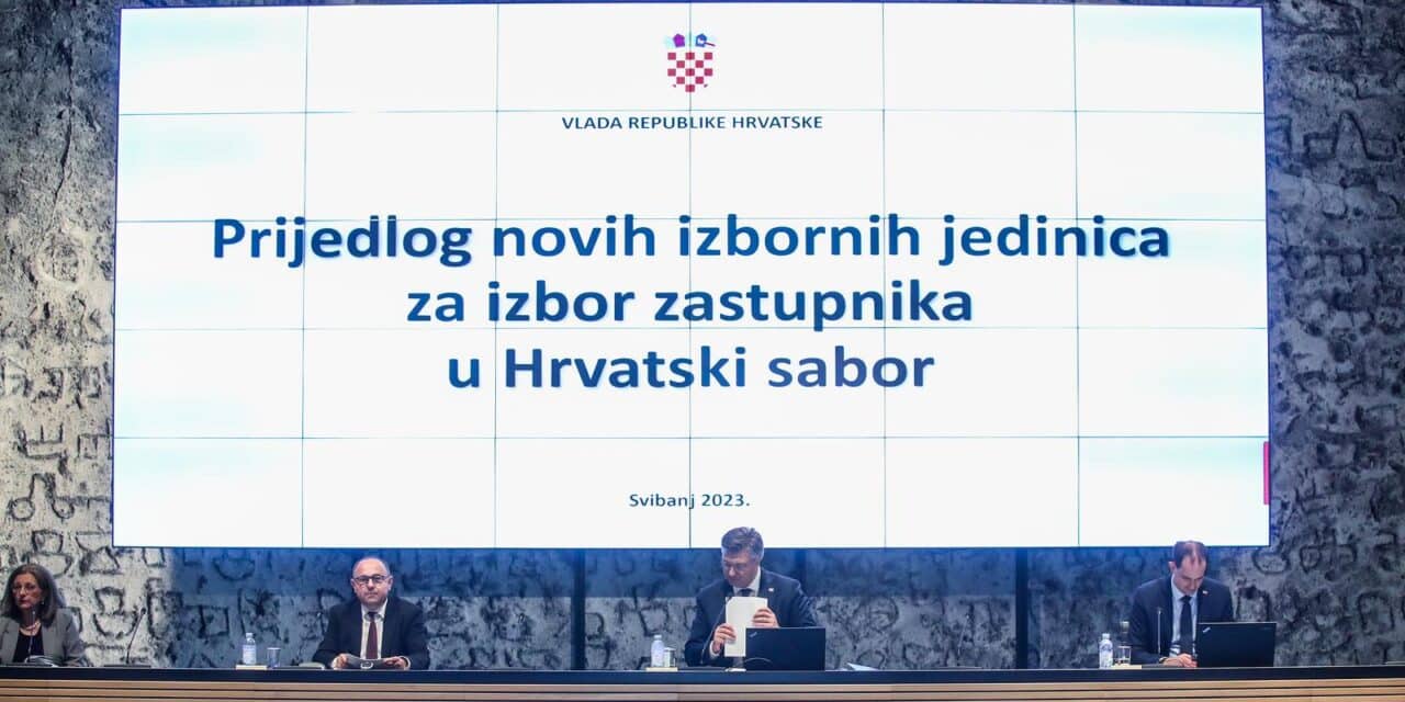 Zagreb: Premijer Plenković i ministar Malenica predstavili prijedlog Zakona o izbornim jedinicama
