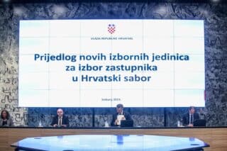 Zagreb: Premijer Plenković i ministar Malenica predstavili prijedlog Zakona o izbornim jedinicama