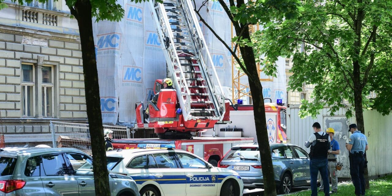 Zagreb: Prilikom radova na zgradi na Zrinjevcu radnik je ozlijeđen u eksploziji