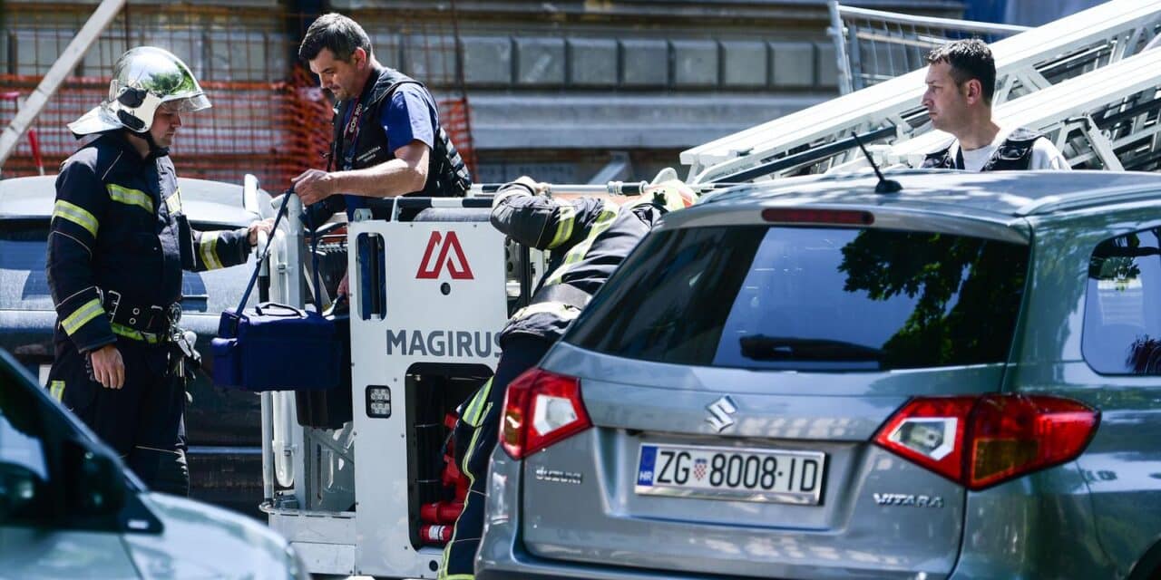Zagreb: Prilikom radova na zgradi na Zrinjevcu radnik je ozlijeđen u eksploziji