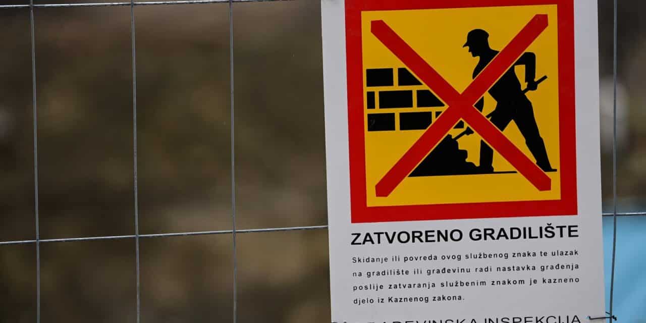 Zagreb: Zatvoreno gradilište u Vrapču gdje se aktiviralo klizište