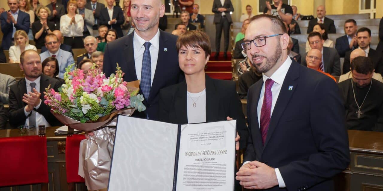 Zagreb: Mirela Čavajda dobitnica je nagrade za Zagrepčanku godine