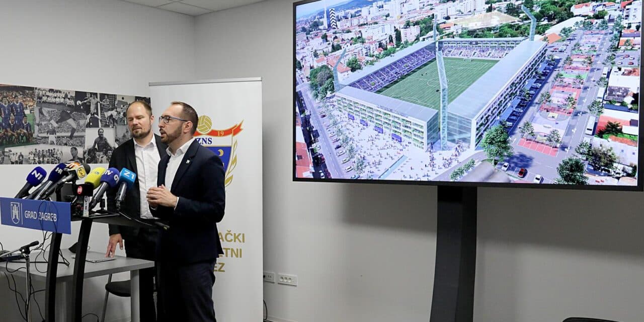 Zagreb: Gradonačelnik Tomašević predstavio projekt rekonstrukcije stadiona u Kranjčevićevoj