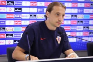 Rijeka: Majer i Ivanušec održali konferenciju za medije Hrvatske nogometne reprezentacije