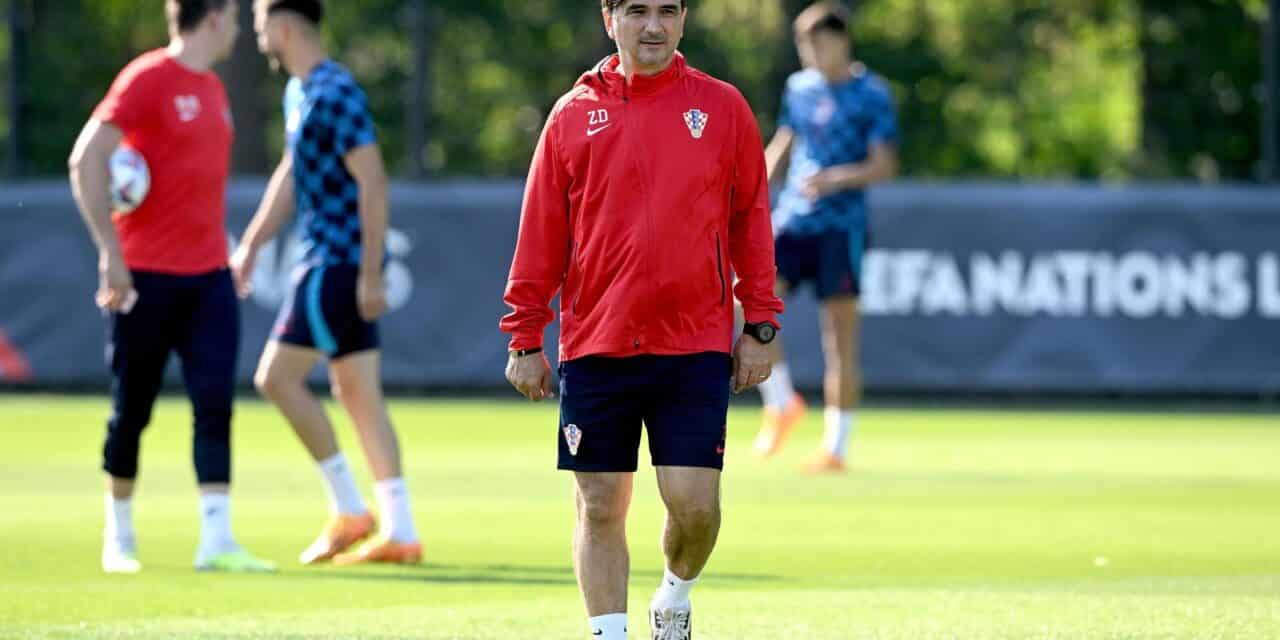 Rotterdam: Trening hrvatske nogometne reprezentacije uoči utakmice protiv Nizozemske
