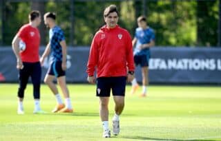 Rotterdam: Trening hrvatske nogometne reprezentacije uoči utakmice protiv Nizozemske