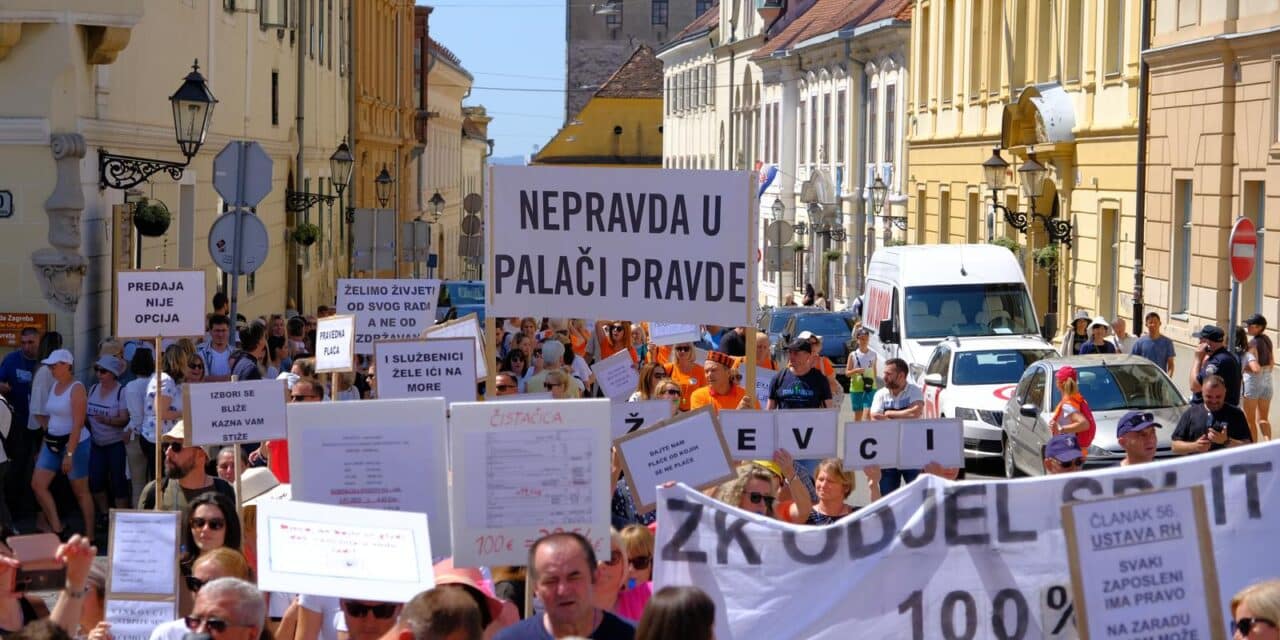 prosvjed štrajk pravosuđe