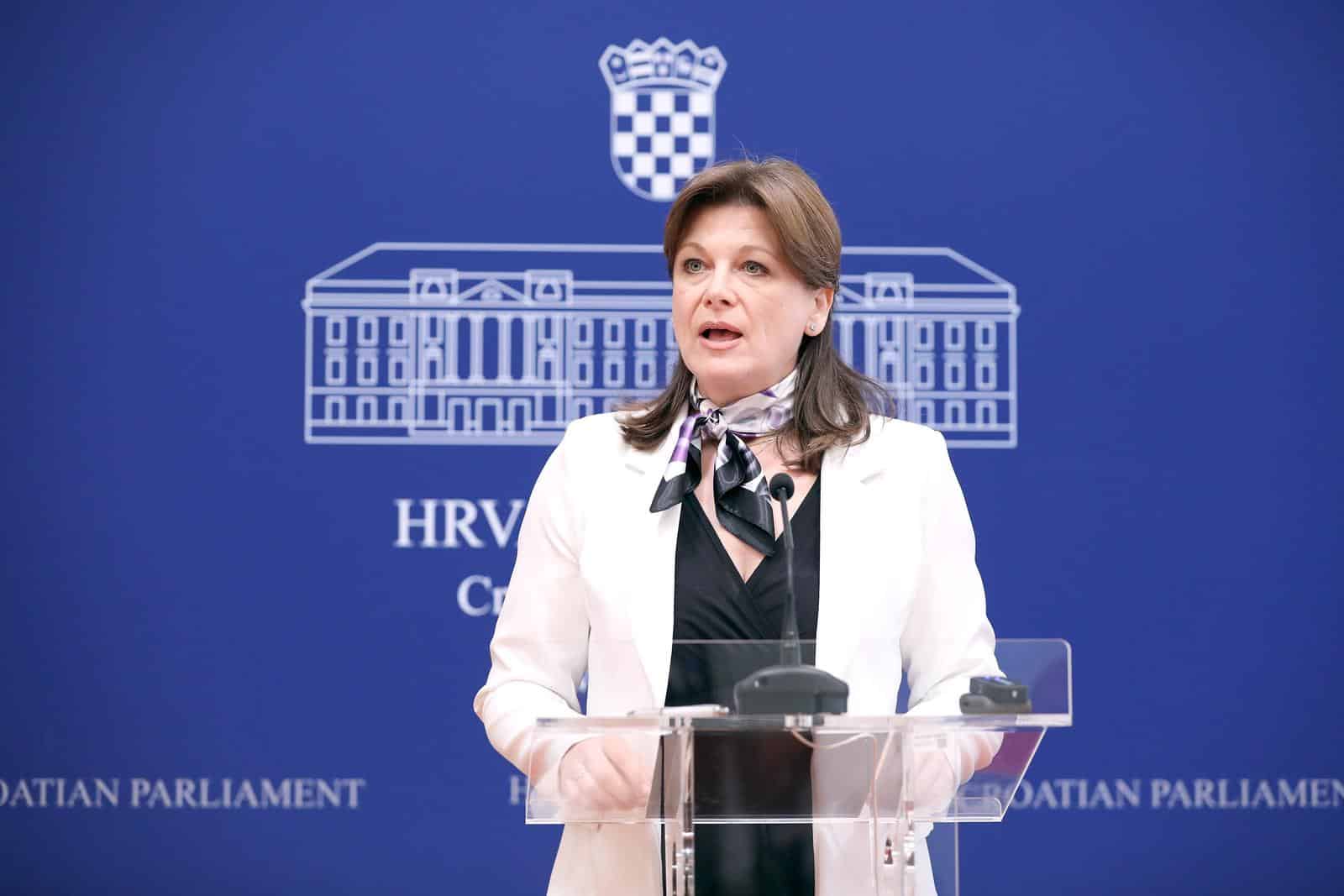 Zagreb: Karolina Vidović Krišto o kaznenoj prijavi zbog plinske afere br. 2