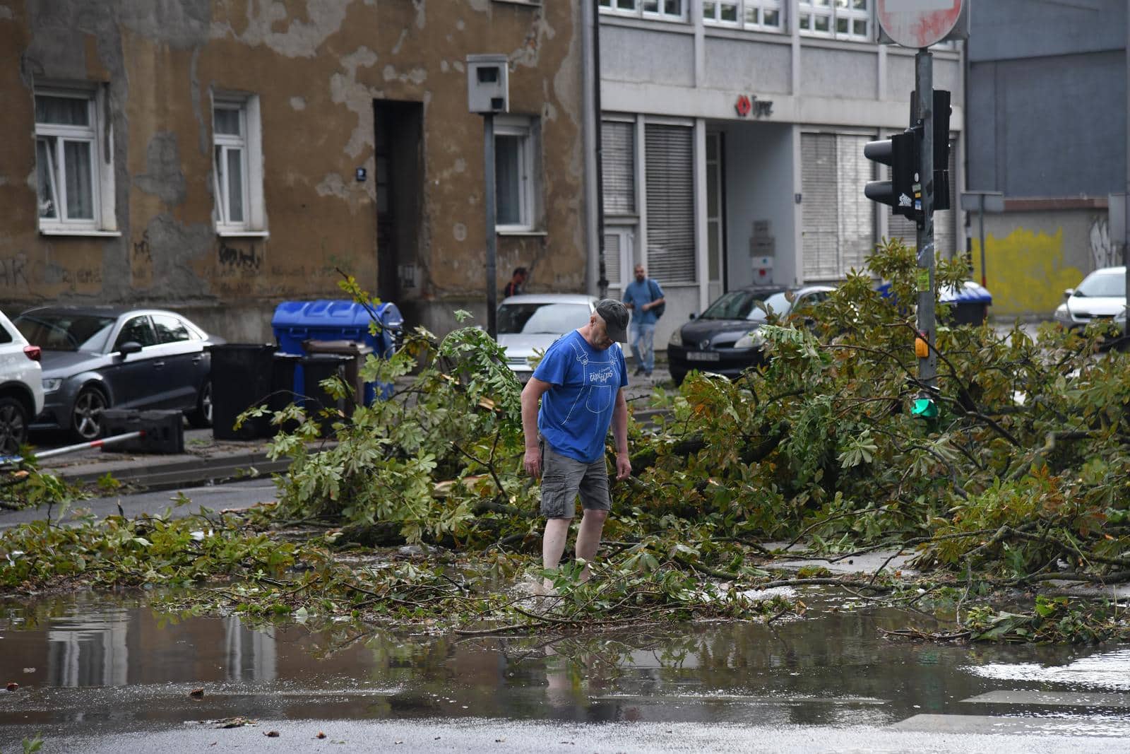 Zagreb: Posljednice nevremena kod Selske ceste