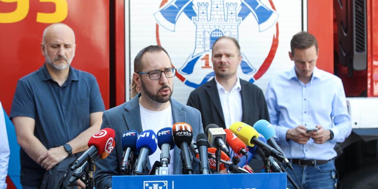 Zagreb: Gradonačelnik Tomašević održao konferenciju za medije