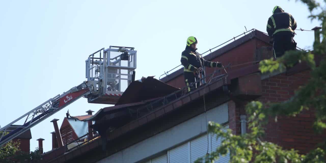 Zagreb: Sanacija šteta u naselju Špansko nakon jučerašnjeg nevremena