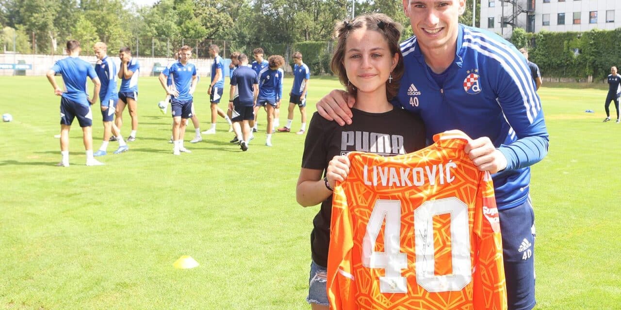 Zagreb: Djevojčica Antonija Bošnjak posjetila GNK Dinamo