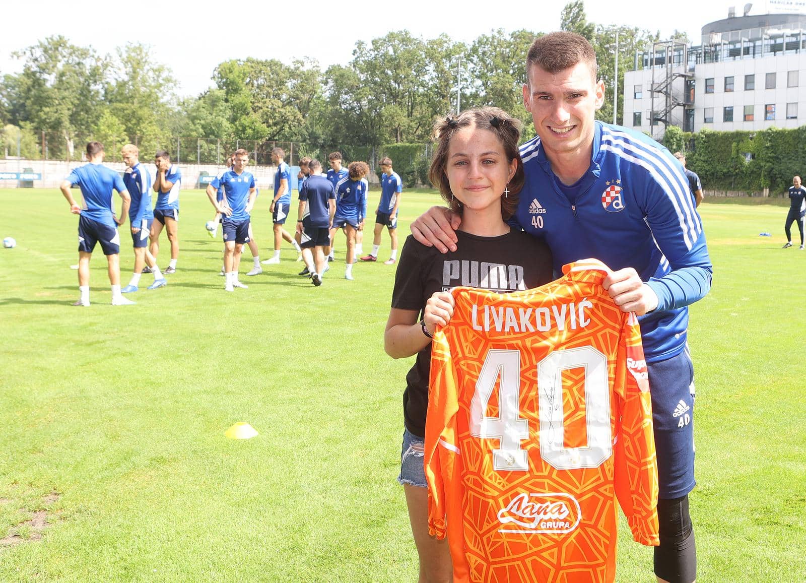 Zagreb: Djevojčica Antonija Bošnjak posjetila GNK Dinamo