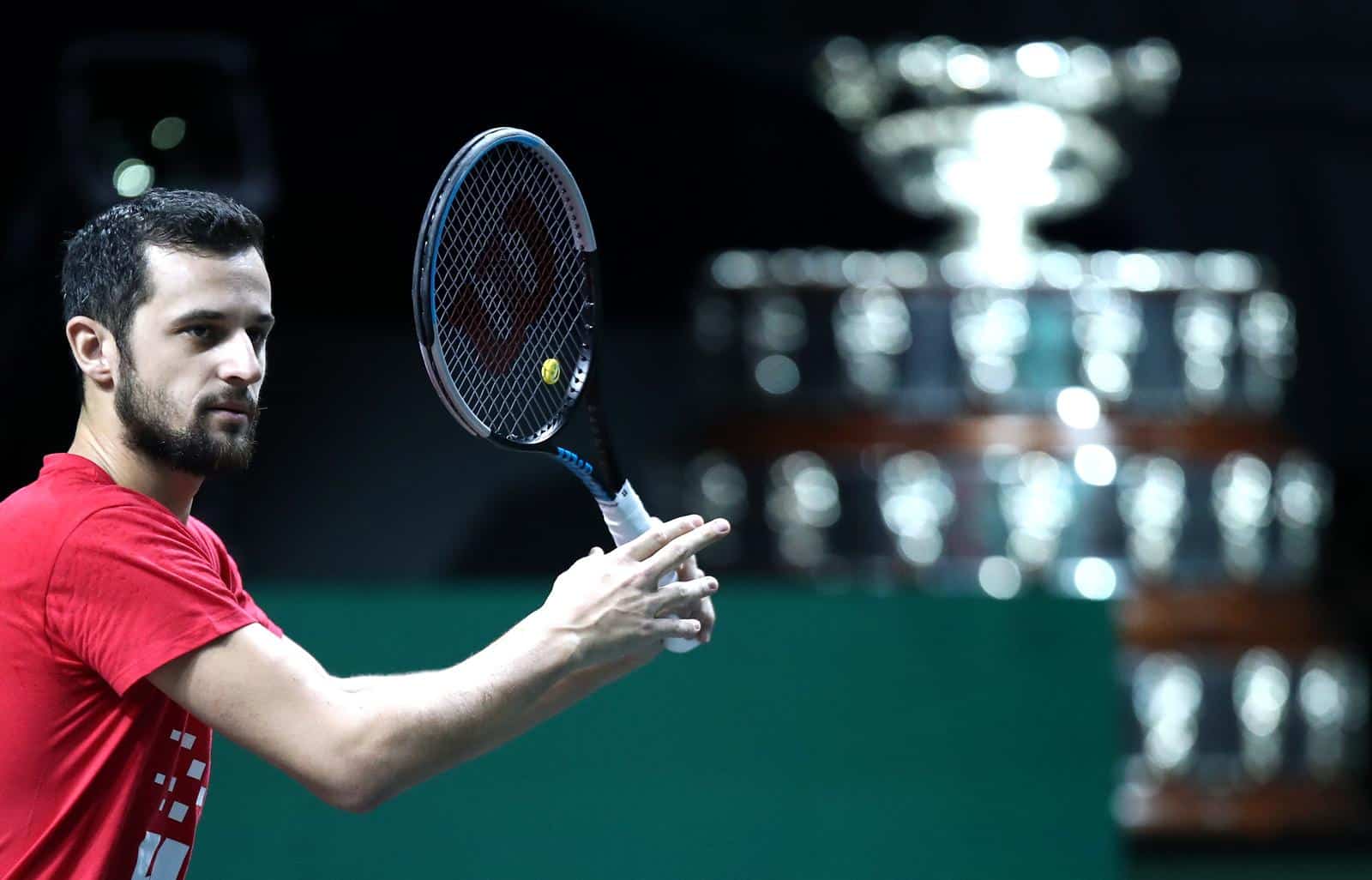 Trening hrvatske reprezentacije na Davis Cupu u Malagi