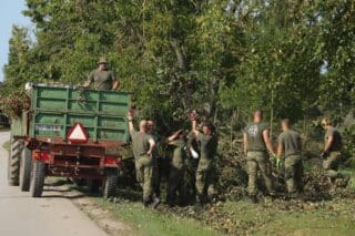 Cerna: Članovi vojske pomažu u raščišćavanju nakon olujnog nevremena
